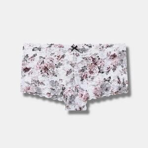 Torrid Simple Lace Mid Rise Cheeky Panty Floral Plus Size 4 4X